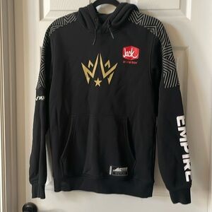 Call of Duty league Dallas empire hoodie, black, size adult small, GUC